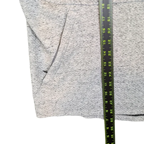 Lululemon At Ease Hoodie Men's 2XL Gray Textured Double Knit Pullover M3BF7S - Picture 7 of 9